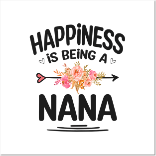 Nana happiness is being a nana Posters and Art